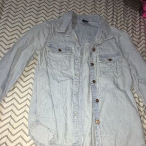 Button Down Jean Shirt